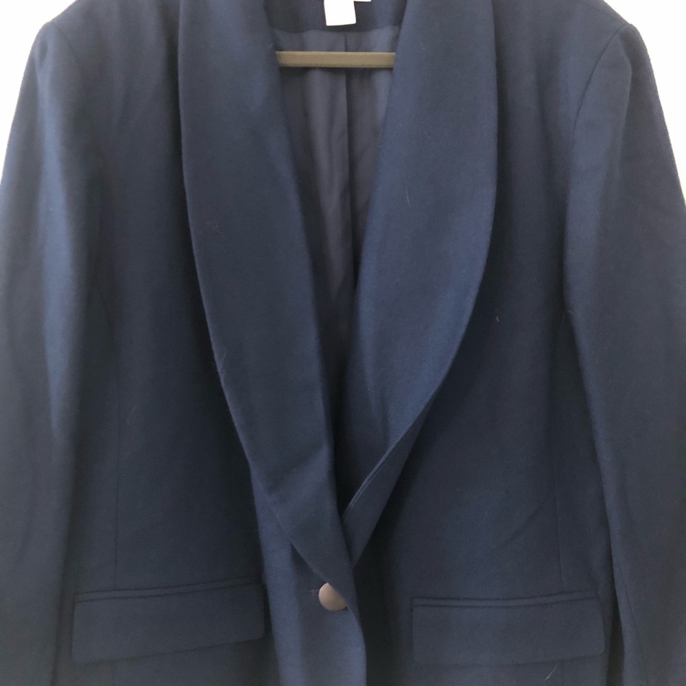 Pendleton Wool Blazer, Navy, Euc - image 5